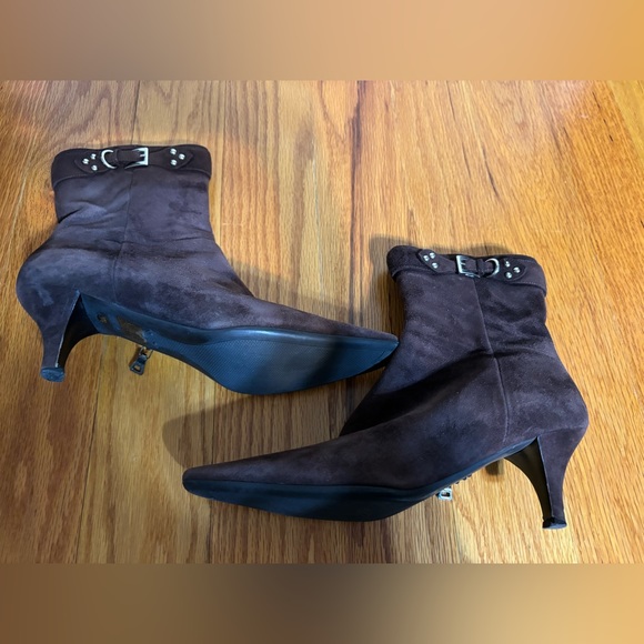 PRADA Soft Lux Evening Boots Size 37.5 - Picture 4 of 6